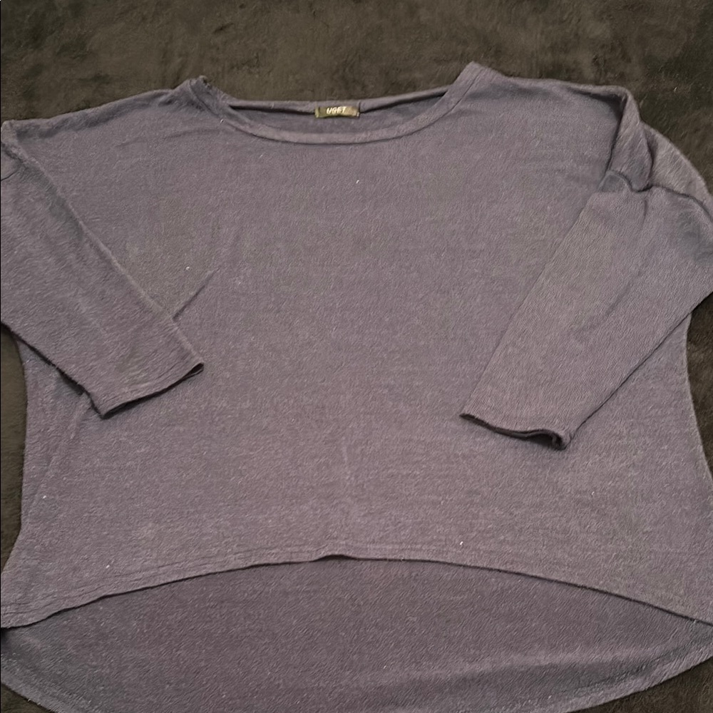 Uget navy blue Long Sleeve sweater